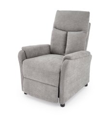 Rozkládací relaxační křeslo ZAHIR šedé