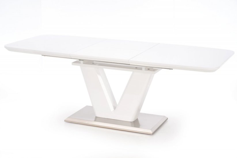 Rozkládací jídelní stůl MISTRAL 160(220)x90 bílý