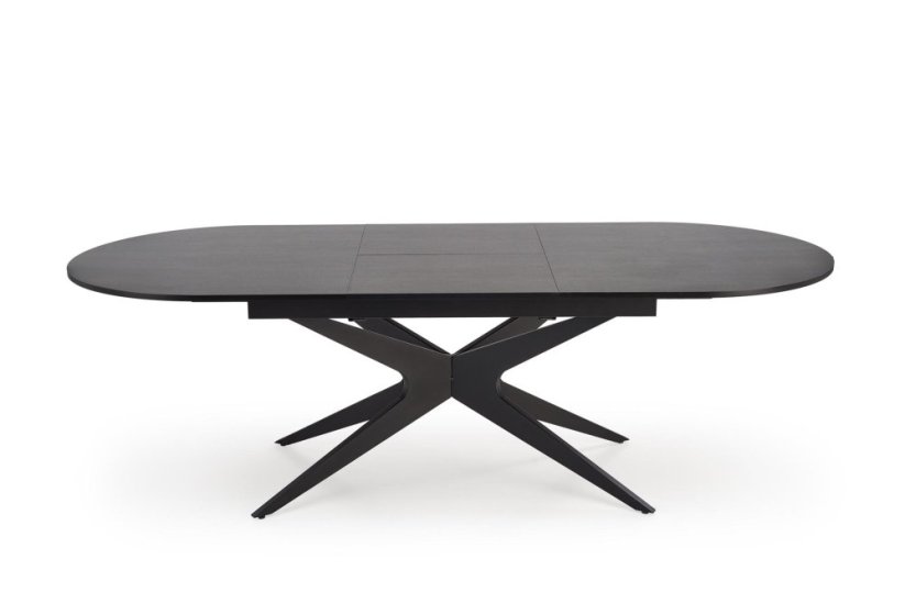 Rozkladací jedálenský stôl SANDRO 180(240)x100 čierny