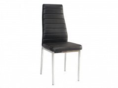 Jedálenská stolička H261 EKOKÔŽE čierna