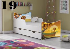 Dětská postel SMB SMALL motiv 19 140x70