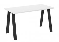 Jídelní stůl KOLINA černá/bílá 138x67