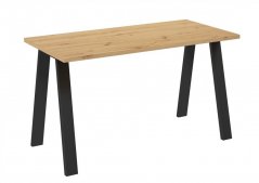 Jedálenský stôl KOLINA čierna/artisan 138x67