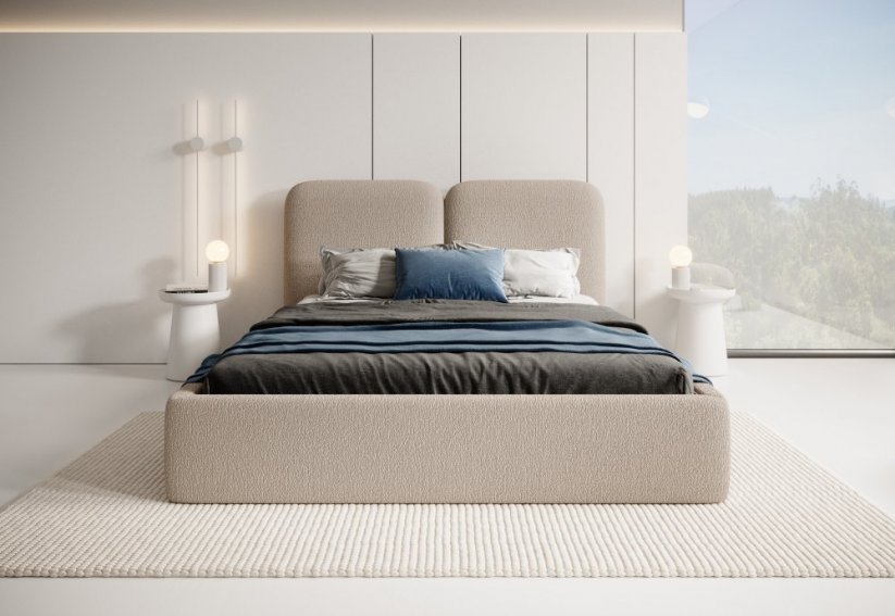 Čalouněná postel DESIO 180x200 výběr z barev