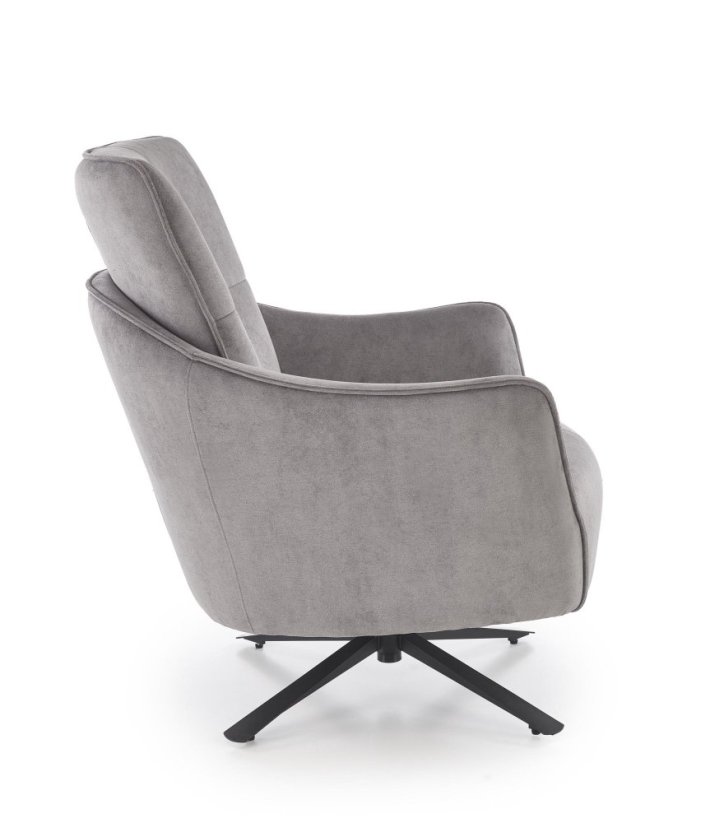 Otočné křeslo SCAMPI šedé