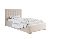 Čalouněná postel BED 2 90x200 béžová