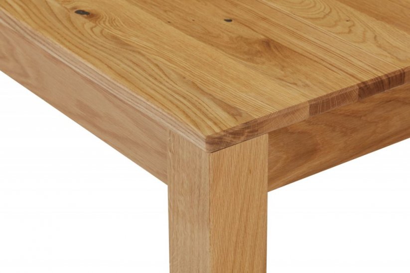 Rozkladací jedálenský stôl BORNHOLM masív dub 140(190)x90