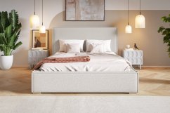 Čalouněná postel BED 8 120x200 krémová