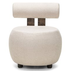 Křeslo JANA TARO béžové / ořech