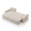 Rohová sedací souprava ABRIELLE béžová
