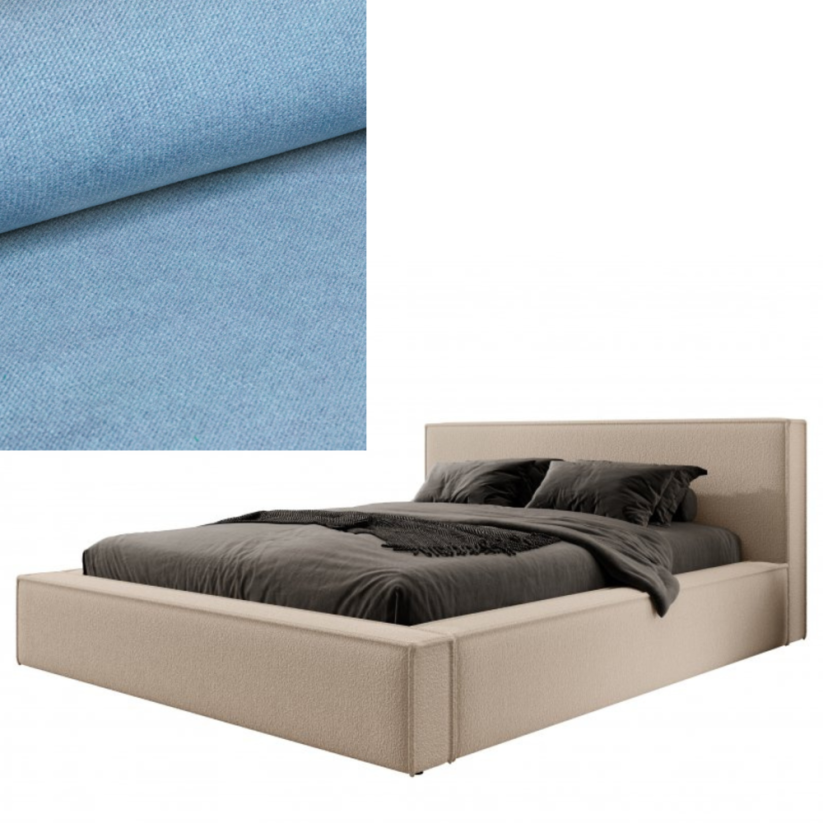 Čalouněná postel ASTURIA 120x200 výběr z barev - Výběr potahové látky (MD): KRONOS_31