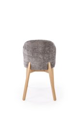 Jídelní židle BASSO dub přírodní/šedá