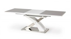 Rozkládací jídelní stůl SANDOR 2 160(220)x90 šedý
