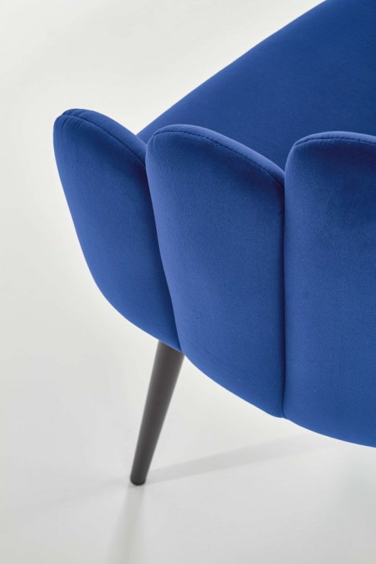 Jídelní židle / křeslo K410 námořnická modrá