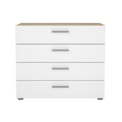 Komoda Pedro 505 dub sonoma/biely lesk