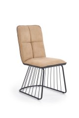 Jídelní židle K269 světle hnědá/černá