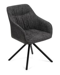 Jedálenská stolička LOREN tmavo sivá