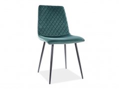 Jedálenská stolička IRYS VELVET zelená BLUVEL 78