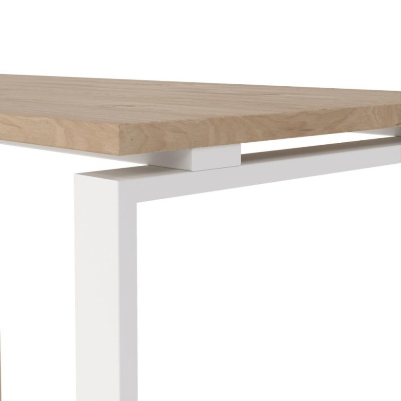 Písací stôl rohový Sigal 600/03 jackson hickory/biela
