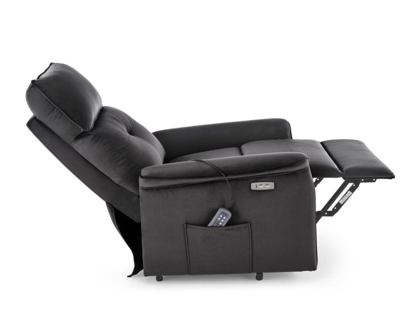 Relaxačné kreslo SEMIR 2 čierne