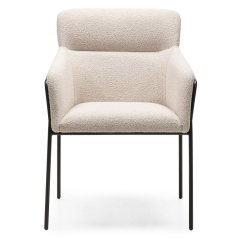 Jedálenská stolička / kreslo HELENA svetlo béžová