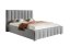 Čalouněná postel BED 10 180x200 světle šedá
