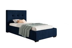 Čalouněná postel BED 5 90x200 modrá