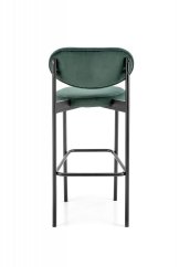 Barová stolička H108 tmavo zelená