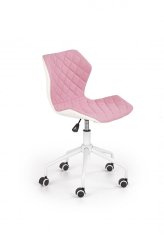Dětská židle MATRIX 3 růžová/bílá