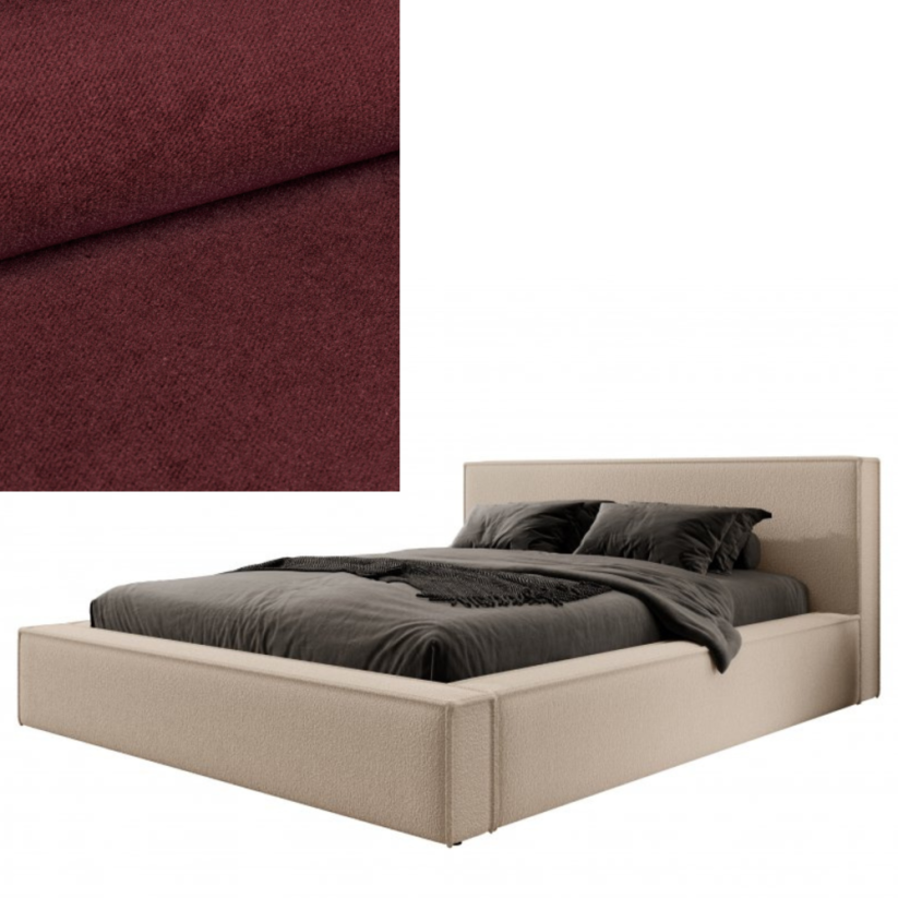 Čalouněná postel ASTURIA 120x200 výběr z barev - Výběr potahové látky (MD): KRONOS_20