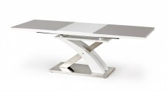 Rozkladací jedálenský stôl SANDOR 2 160(220)x90 sivý