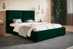 Čalúnená posteľ BED 3 200x200 zelená