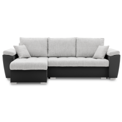 Sedacia súprava VEGAS 250/160 ĽAVÁ sivá/čierna