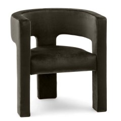 Čalouněné křeslo ZORA MAGIC velvet tmavě zelené