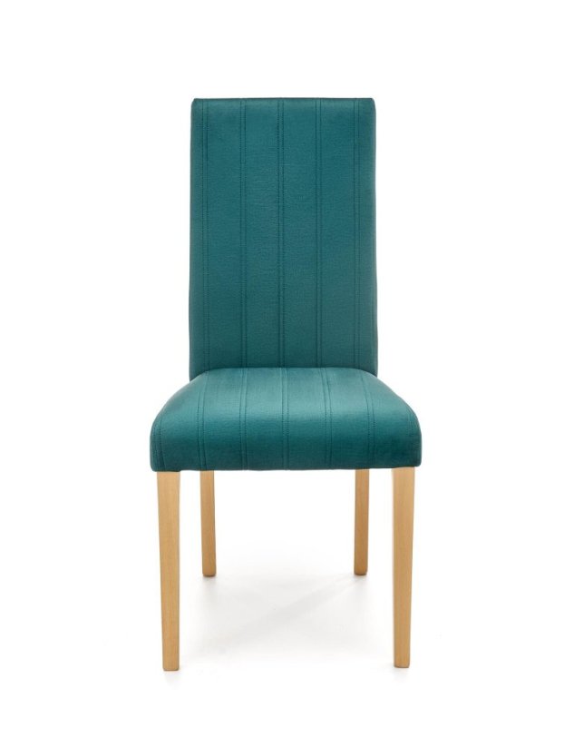 Jedálenská stolička DIEGO 3 velvet tmavo zelená
