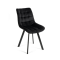 Čalouněná jídelní židle NIKI černá