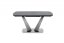 Rozkladací jedálenský stôl FANGOR 160(220)x90 tmavo sivý