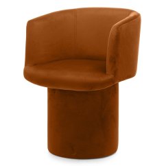 Otočné čalouněné křeslo PETRA měděné