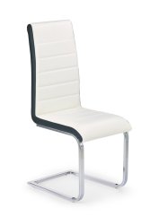 Jedálenská stolička K132 biela/čierna