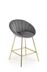 Barová stolička H112 sivá