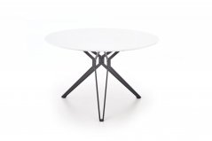 Okrúhly jedálenský stôl PIXEL 120 biely/čierny