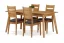 Rozkladací jedálenský stôl CLIFTON dub 160(2x40)x90