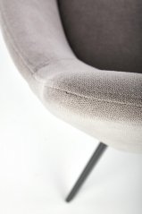 Jedálenská stolička K431 svetlo sivá