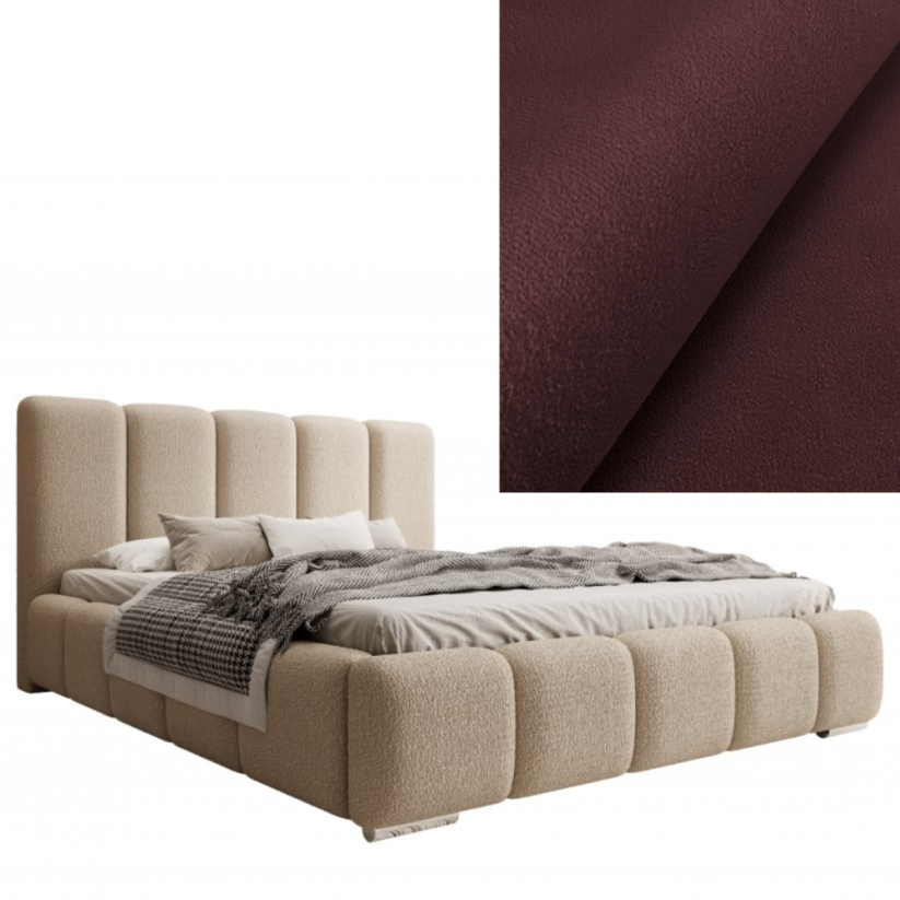 Čalouněná postel BASIC 180X200 výběr z barev - Výber poťahovej látky (MD): MANILA_06
