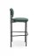 Barová stolička H108 tmavo zelená