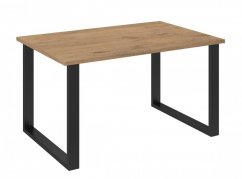 Jedálenský stôl PILGRIM čierna/lancelot 138x90