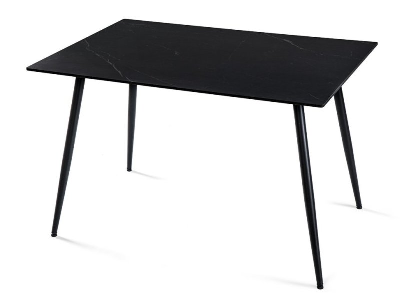 Jedálenský stôl CERAMON 120x80 čierny
