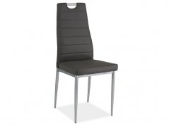 Jídelní židle H260 EKOKŮŽE šedá