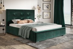 Čalouněná postel BED 5 140x200 zelená