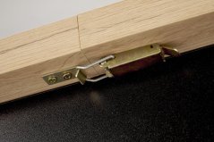 Rozkladací jedálenský stôl BAGIO 120(160)x80 dub artisan/čierny